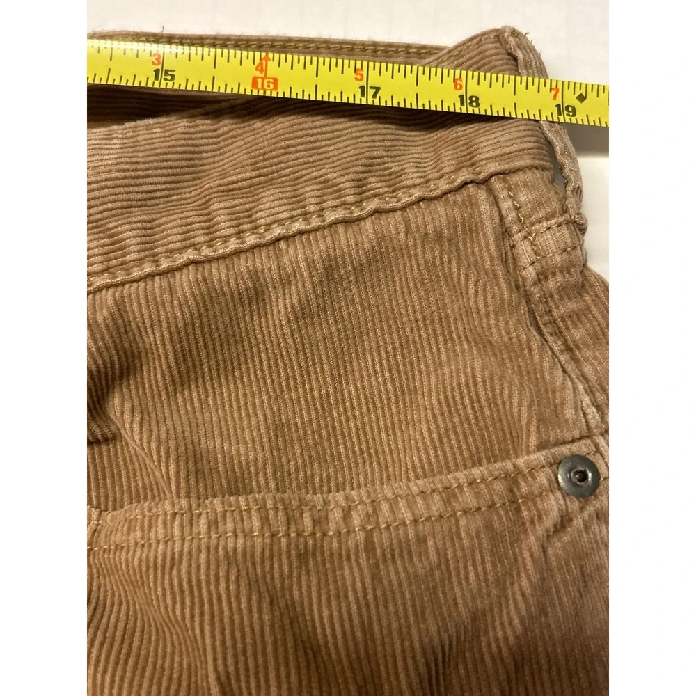 Banana Republic Mens 38x36 Pima Cotton Corduroy Pants New Tan 5-Pocket Straight